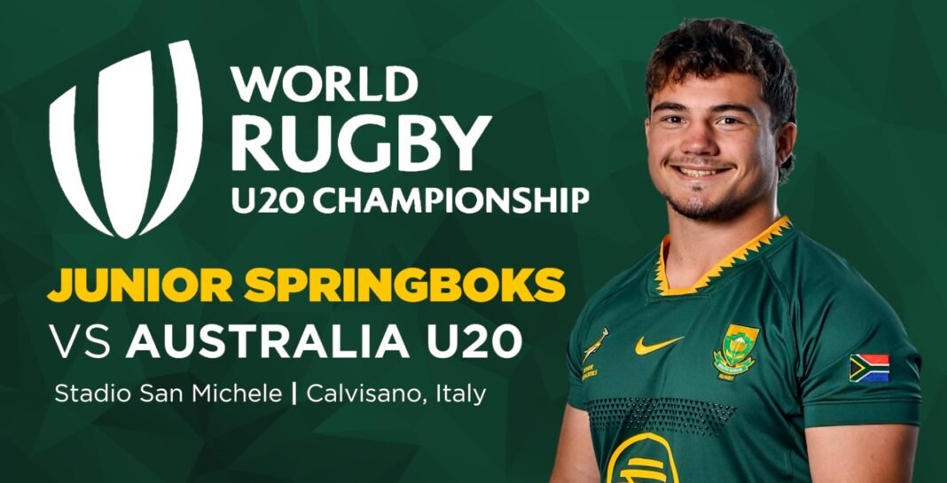 LIVE: Junior Boks vs Australia U20