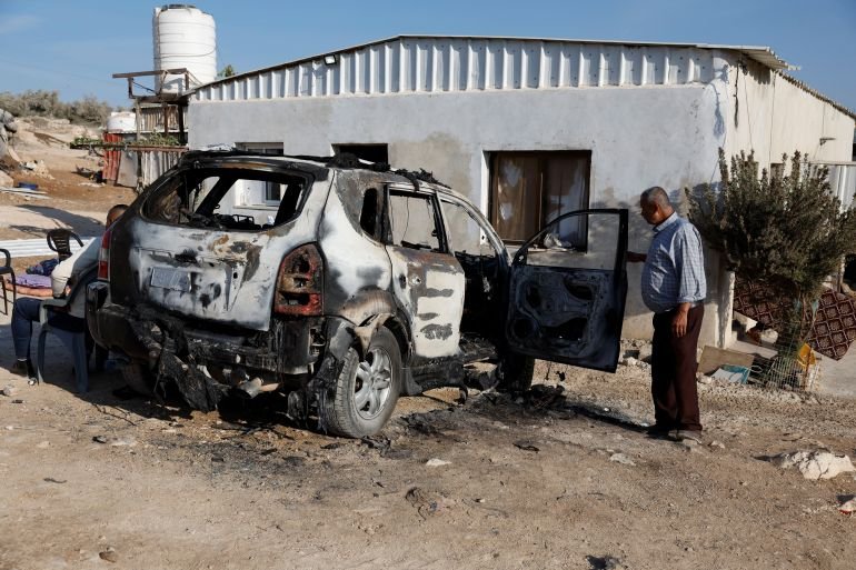 Israeli settlers torch homes and vehicles in Palestinian West Bank villages