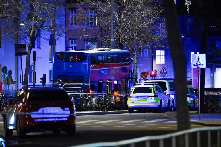 Several people killed and injured as bus crashes into stop in Sweden