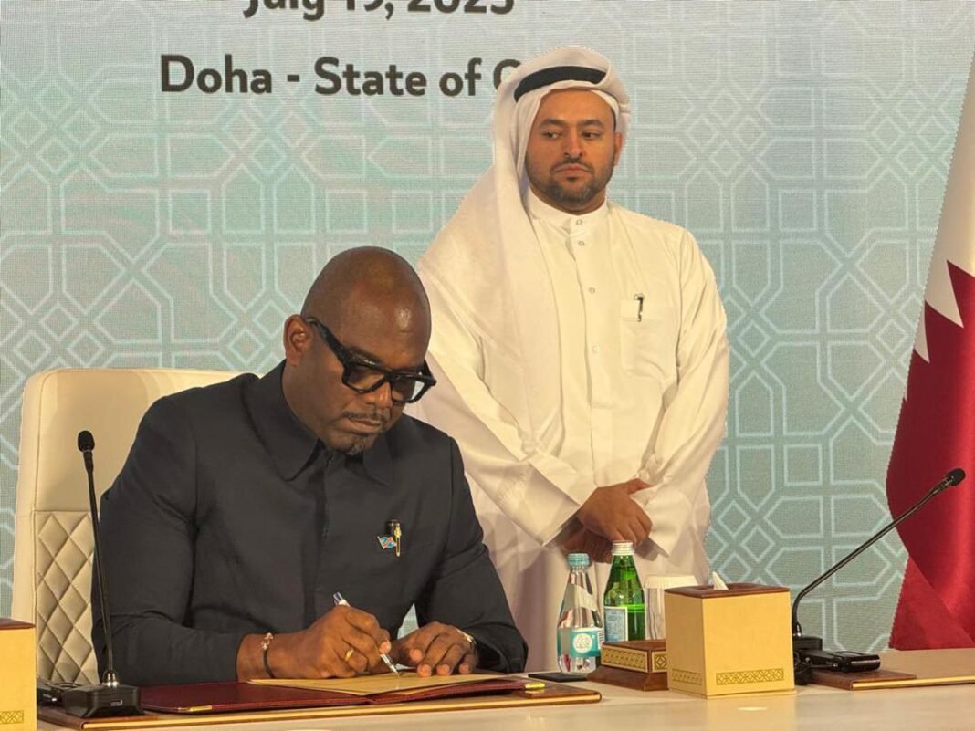 Doha : signature d’un accord-cadre entre le gouvernement congolais et l’AFC/M23 pour relancer les négociations de paix