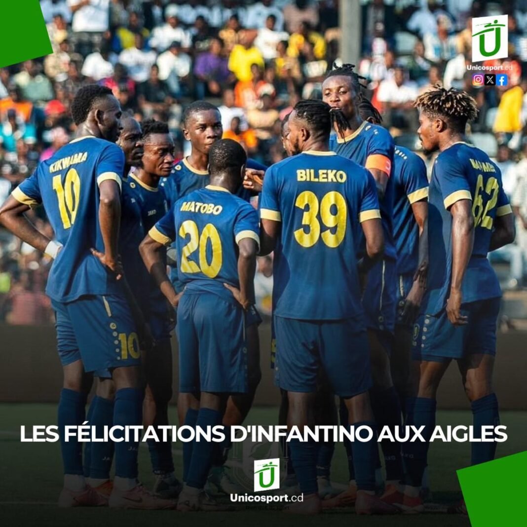 Illicocash Ligue 1 : Les Aigles du Congo brisent l'invincibilité de l'AS Vita Club (1-0)