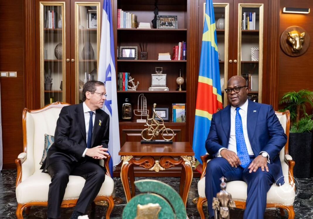 La Prospérité : « RDC-Israël : Félix Tshisekedi et Isaac Herzog plantent le décor d'une coopération aux avantages réciproques ! »