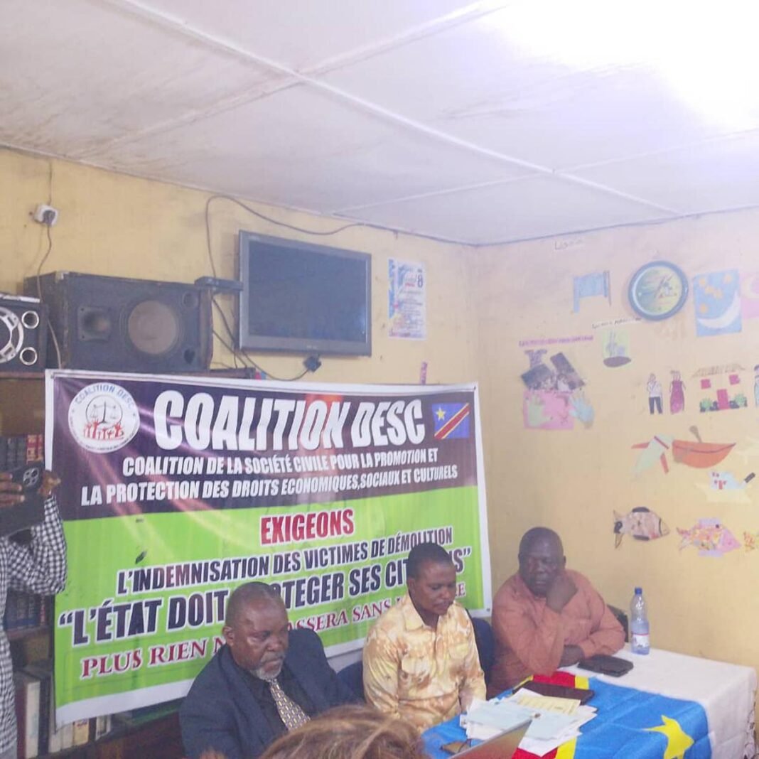 Kinshasa : plus de 100 familles sans abri réclament leur indemnisation sur l’avenue Funa