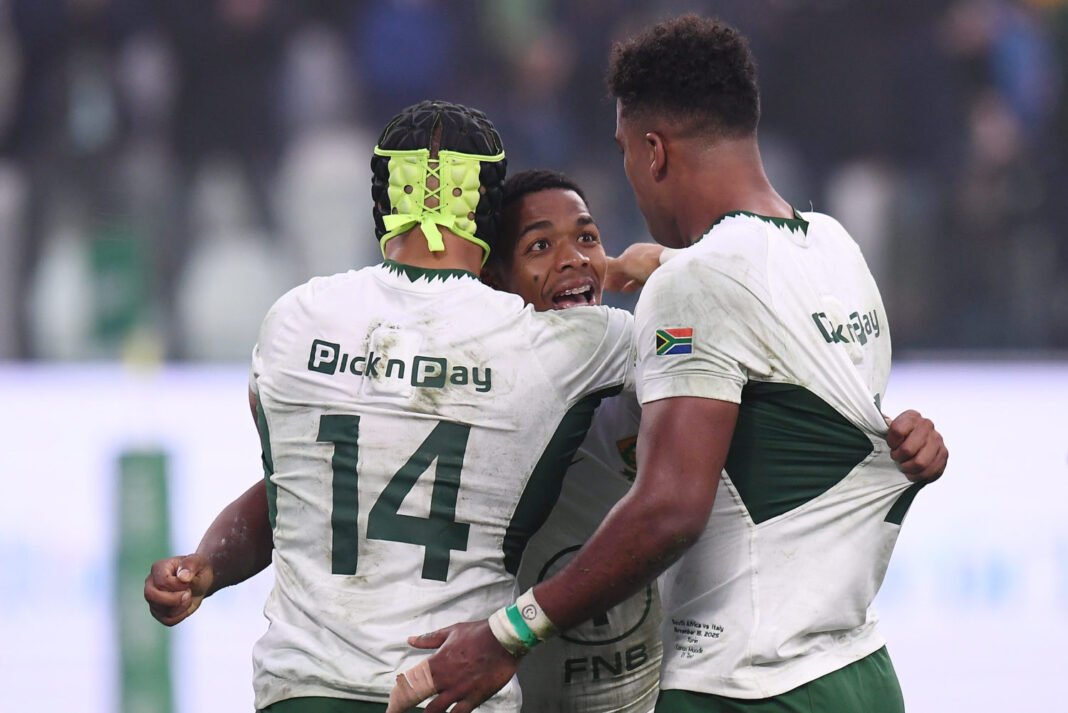 14-man Boks find a way in Turin