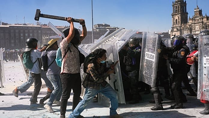 Gen Z’s take to the streets in Mexico: 20 arrested and over 100 police officers injured