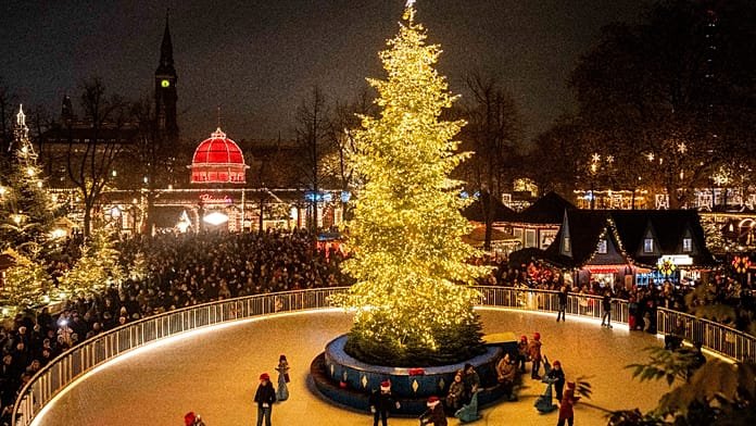 Copenhagen’s Tivoli Gardens opens Christmas season with over a million lights