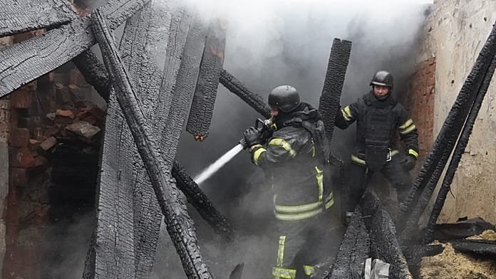 Russian drone strikes hit Kharkiv, damaging homes and injuring two people