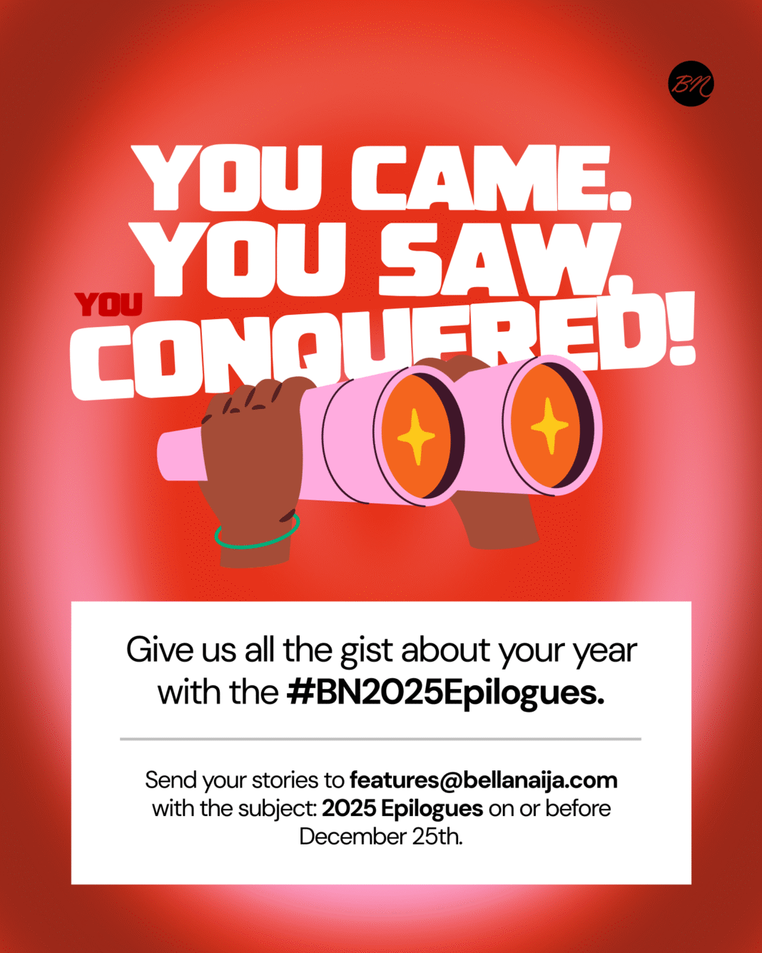 How Was 2025 For You? Come Tell Us All About Your Year With the #BNEpilogues2025
