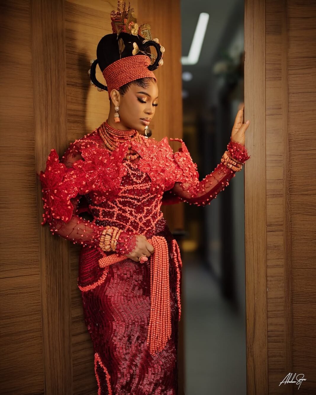 Regal, Radiant & Rooted in Heritage – This Edo Bridal Look is a Showstopper!