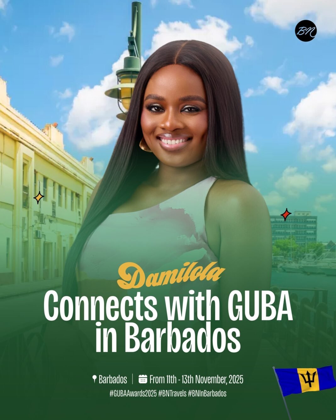 From Vibrant Lagos to Dreamy Barbados: BN’s Damilola Brings You the GUBA Awards 2025 Experience