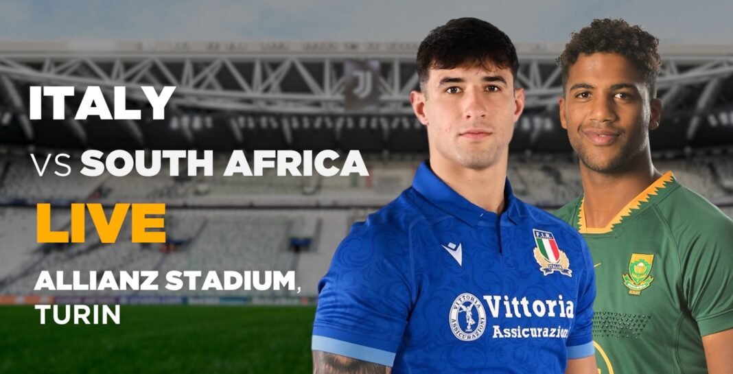 LIVE: Italy vs Springboks
