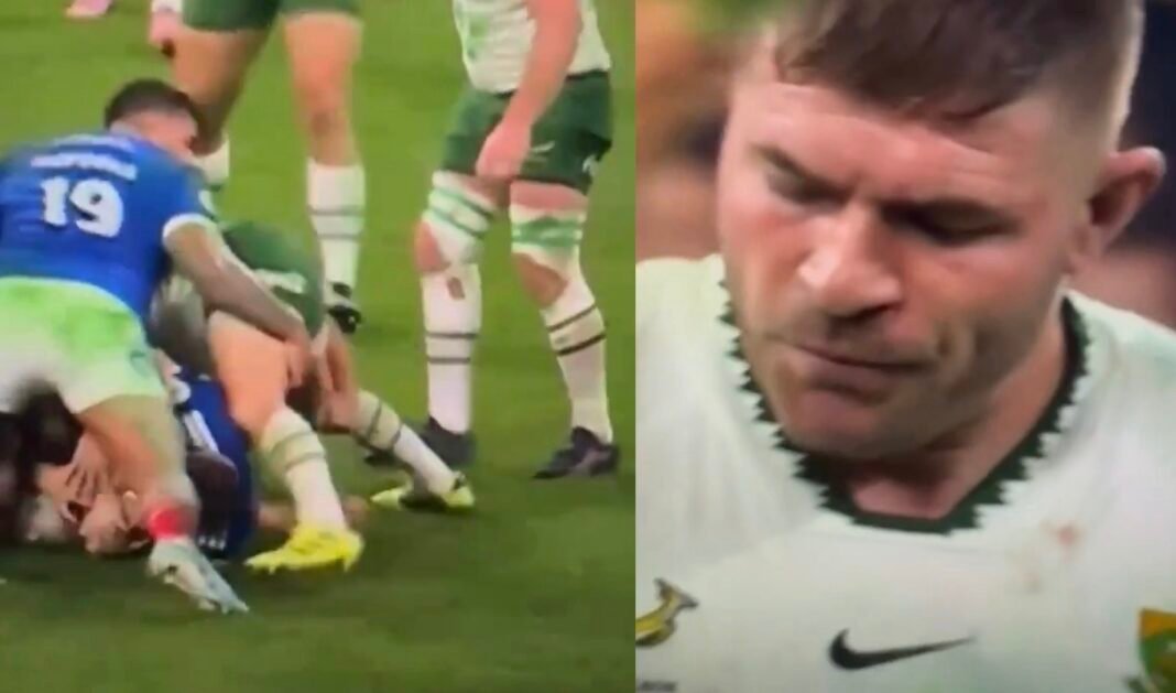 Watch: Frenchman gets handsy with Bok hooker