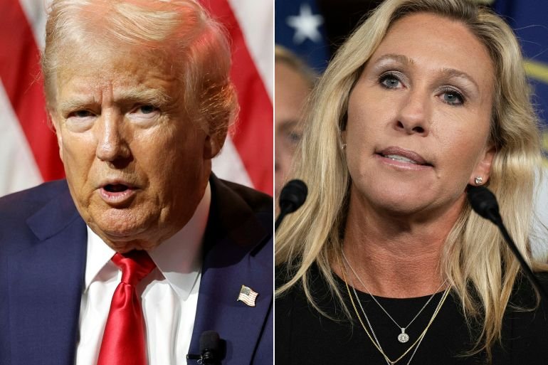 US lawmaker Marjorie Taylor Greene blames Trump for threats after split