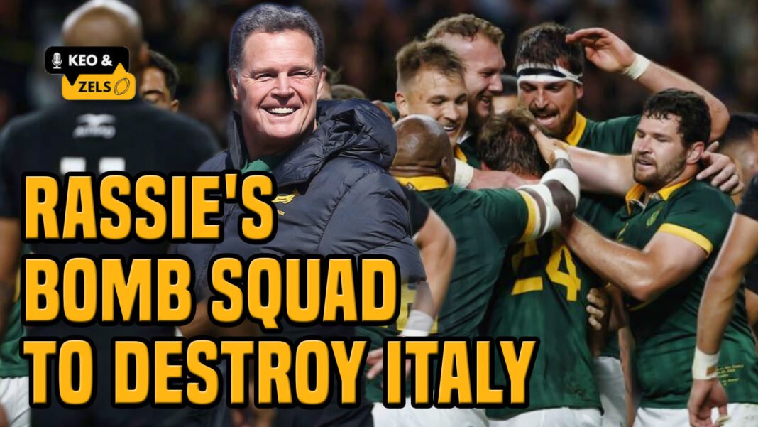 Keo & Zels: Rassie’s Bomb Squad to destroy Italy