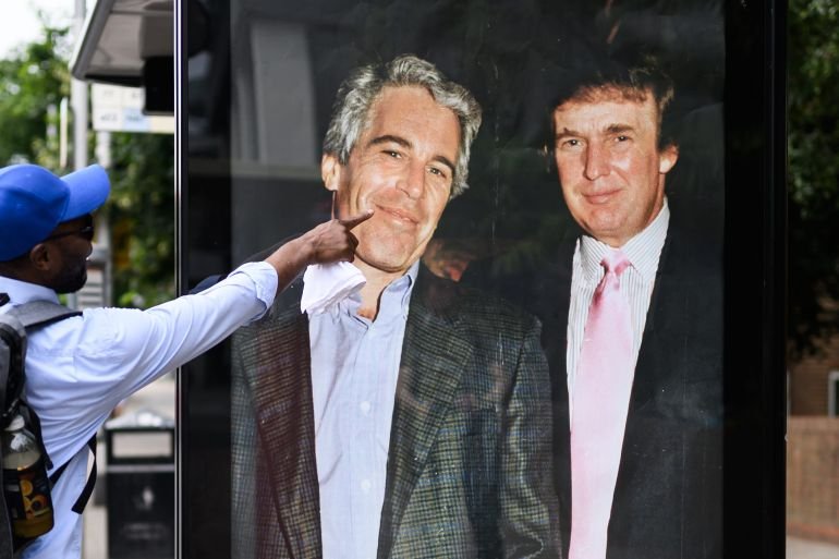 Trump ‘spent hours’ with victim at Epstein’s house, email alleges