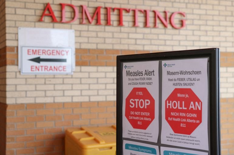 Why has Canada lost its measles-free status – and could the US be next?