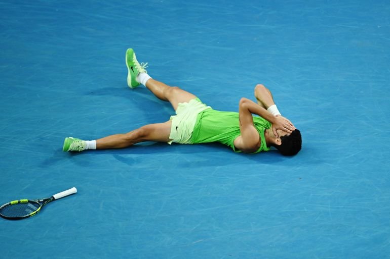 Alcaraz beats Zverev to break slam record in reaching Australian Open final
