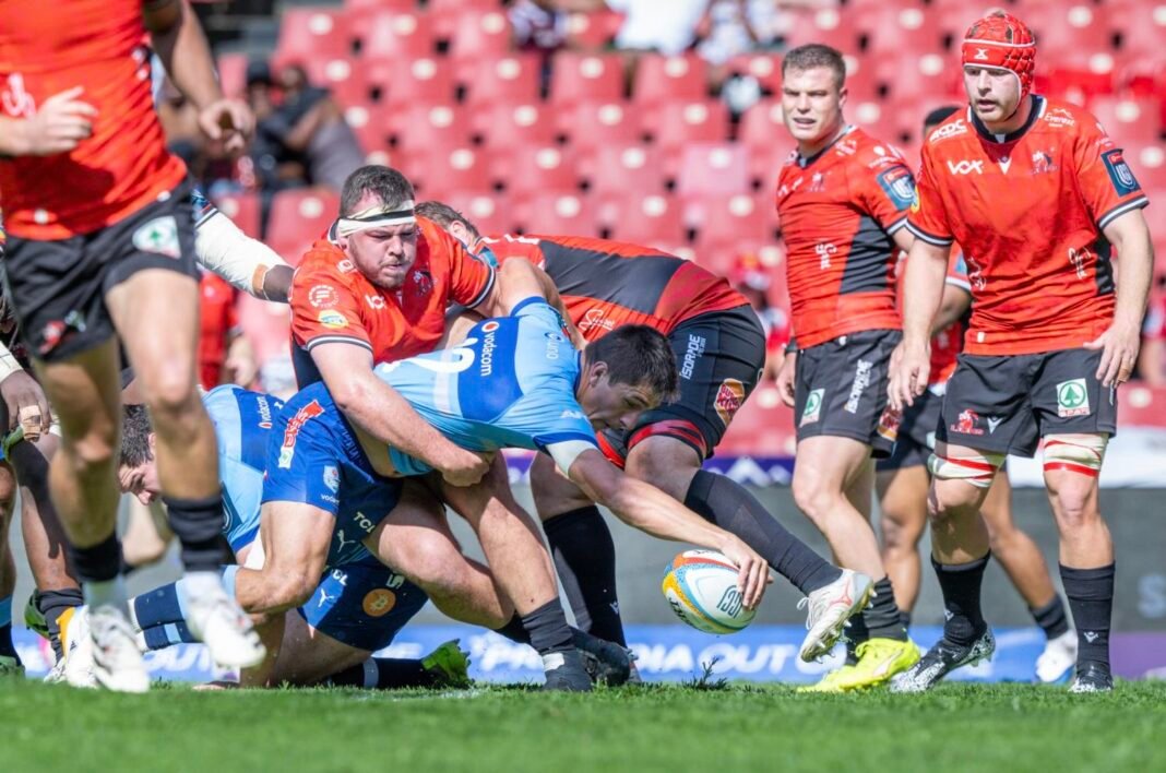 Bulls leapfrog Lions after demolition derby