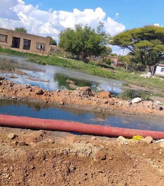 Sewage spills leave Seweding residents living in unsanitary conditions