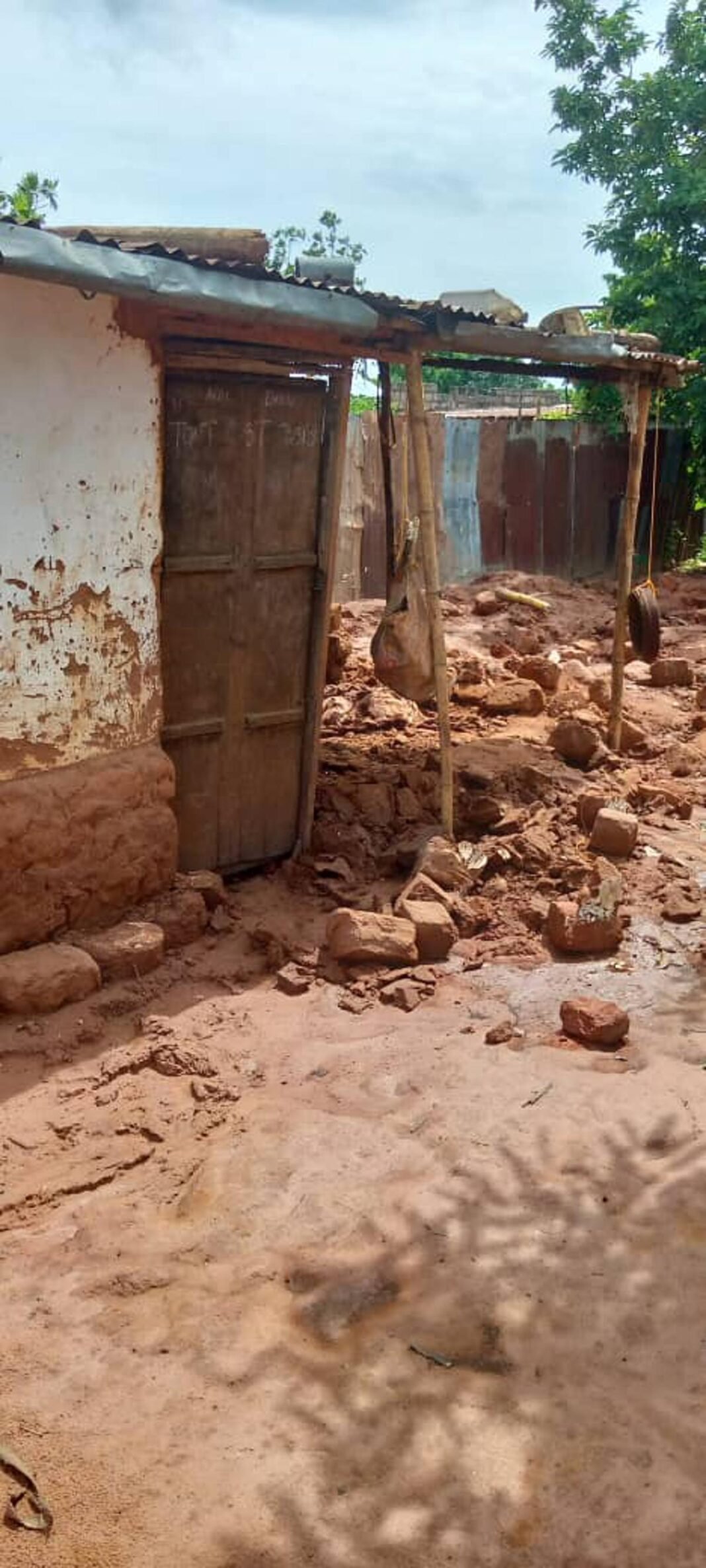 Enormes dégâts enregistrés après la pluie à Fizi