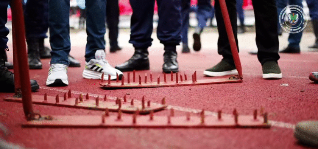 2e phase du contrôle de conformité au Code de la route : Daniel Bumba double les effectifs de contrôleurs et place des herses (mbasu) sur la route