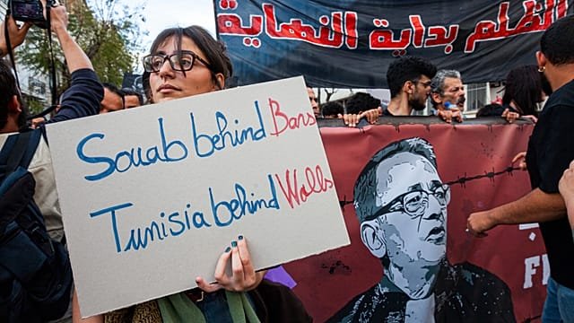 Tunisian lawyer jailed by anti-terror court released from prison