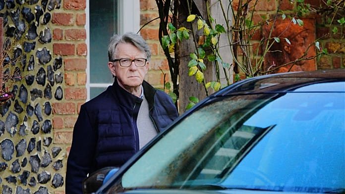 British police arrest former UK ambassador Peter Mandelson in probe into Epstein ties