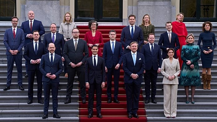 New Dutch minority government sworn in under centrist Prime Minister Rob Jetten
