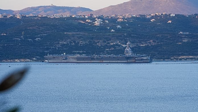 World’s largest aircraft carrier USS Gerald R Ford reaches Crete