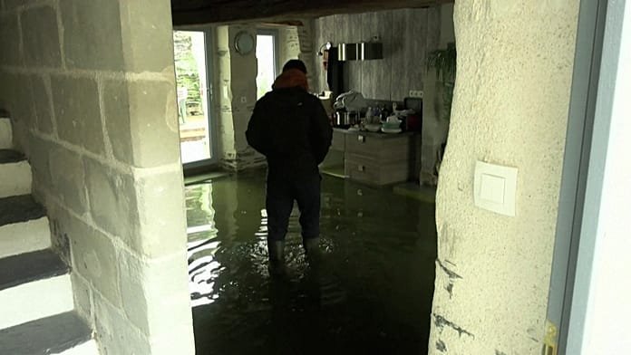 France on edge as Loire floods and storm Pedro threatens more chaos