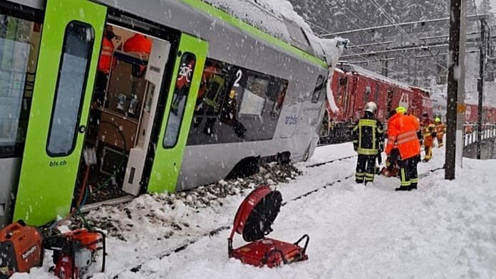 Train derails in Swiss Alps amid avalanche alert, leaving five injured
