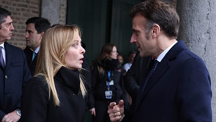 Macron tells Meloni to ‘stay at home’ after comments on French activist’s killing