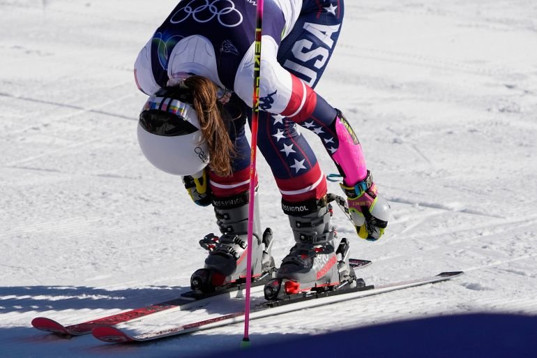 Vonn’s skis didn’t release in Olympic crash as safety concerns resurface