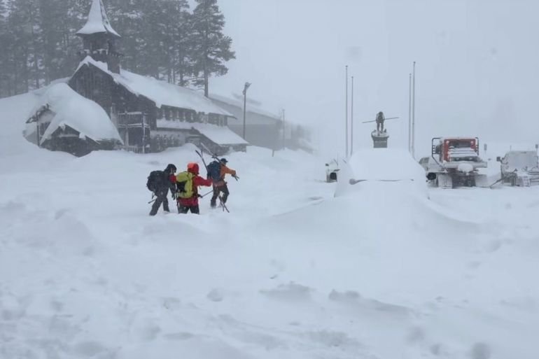 Law enforcement says eight killed by avalanche in California mountains