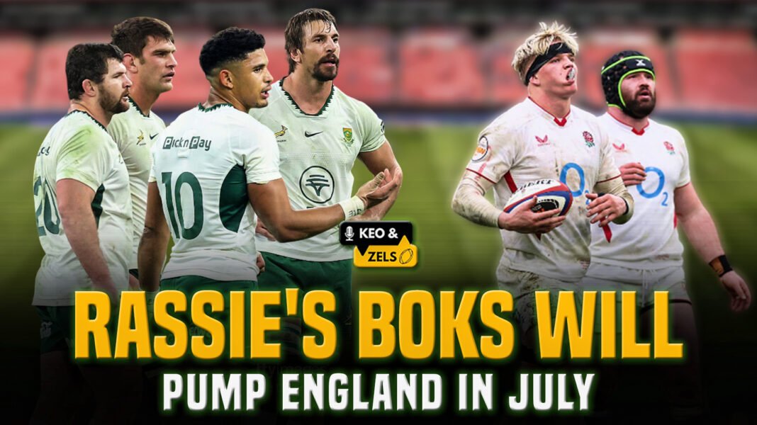 Keo & Zels: Rassie’s Boks will pump England in July