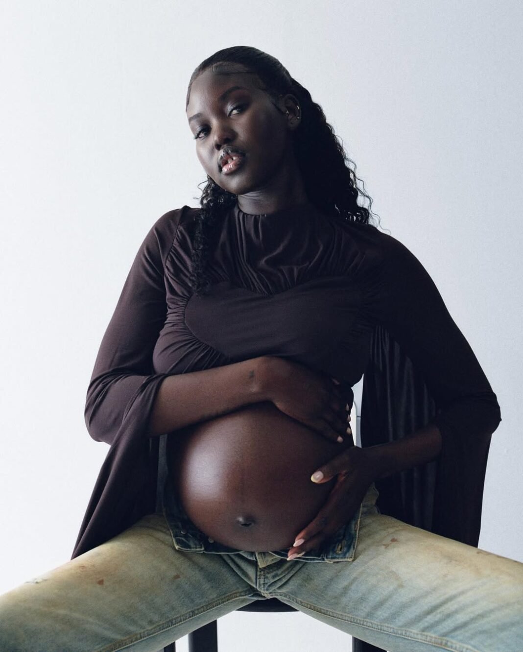 Supermodel Adut Akech Announces Second Pregnancy: “My Heart Is So Full”