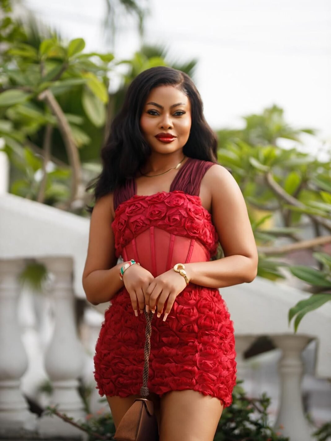 Teniola Aladese in This Red Mini Dress Is Everything We Needed to See Today