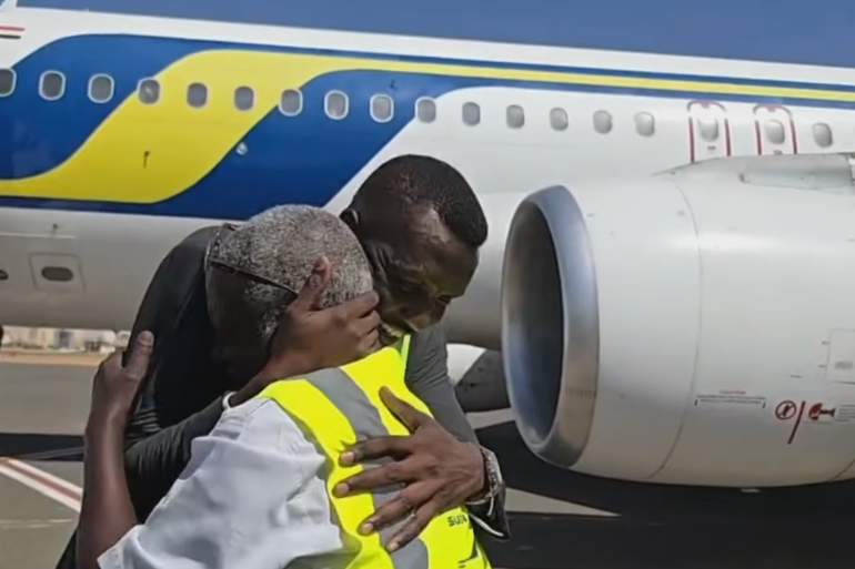 Khartoum airport receives first scheduled flight since start of Sudan war