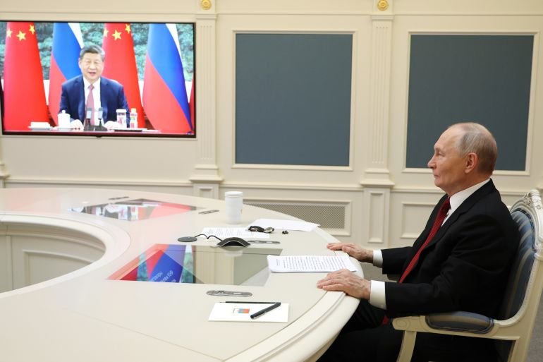 Russia’s Putin holds video call with China’s Xi