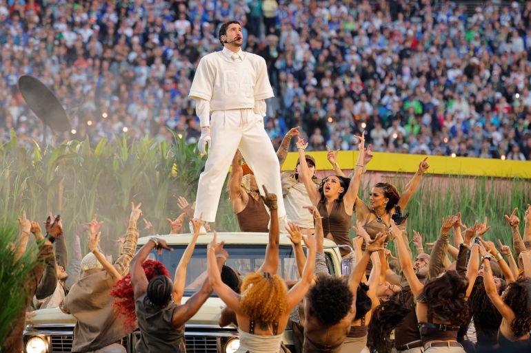 ‘We have a voice’: Latinos celebrate Bad Bunny’s Super Bowl halftime show