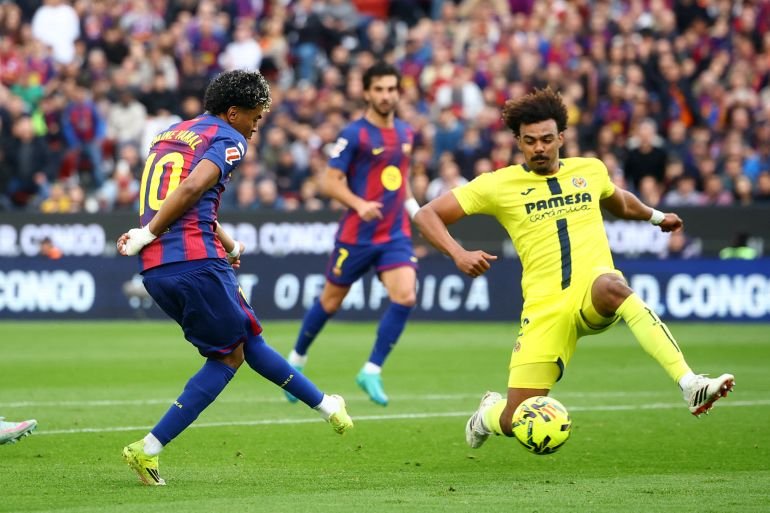 Lamine Yamal hits hat-trick as Barcelona beat Villarreal 4-1 in La Liga