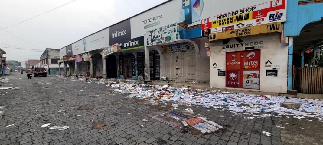 Des tirs à l'arme lourde et des pillages signalés dans certains quartiers de Goma