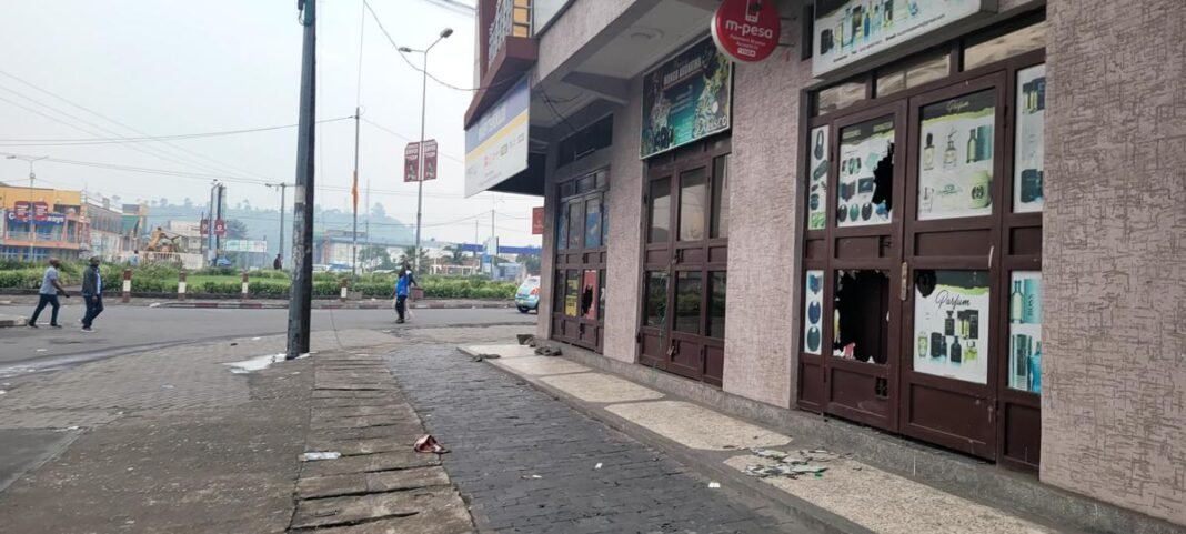 Goma ciblée par des frappes présumées de drones