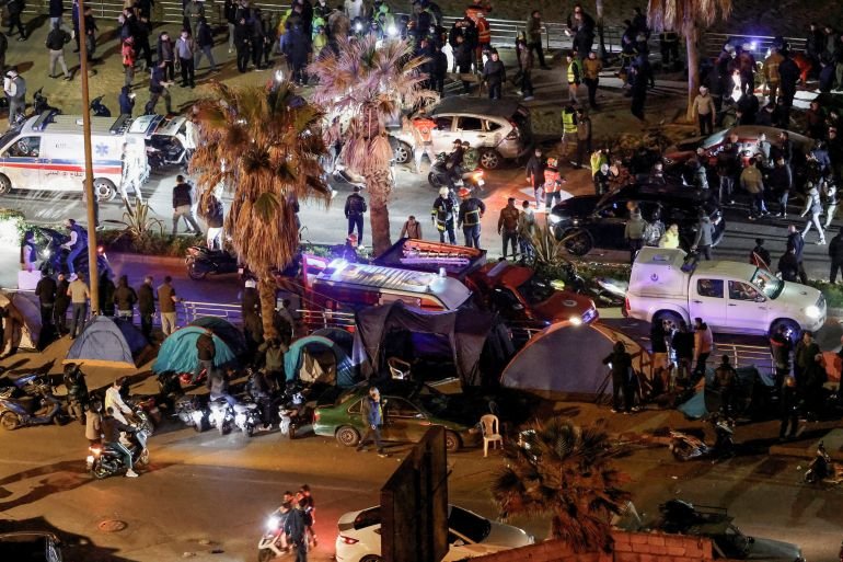 Israeli ‘double-tap strike’ hits displaced on Beirut seafront, kills eight