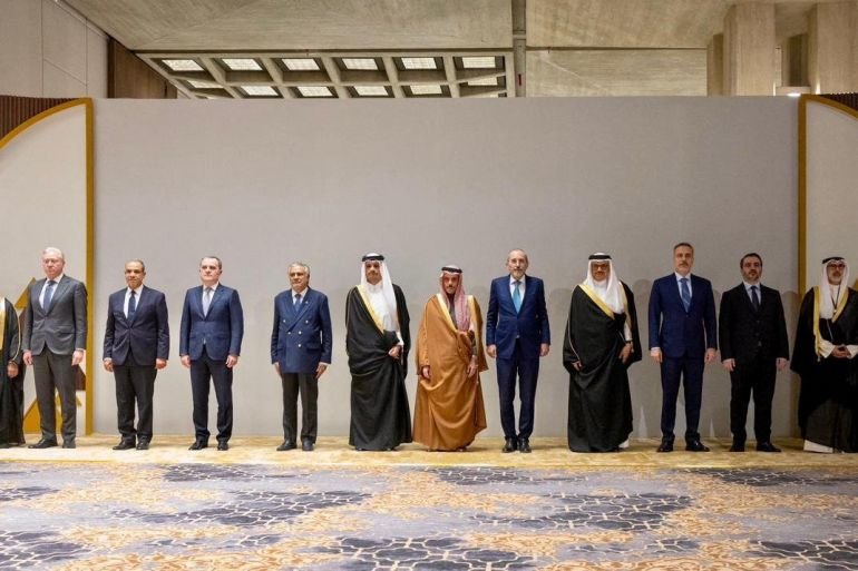 What did Arab and Muslim ministers discuss in Riyadh meeting on Iran?