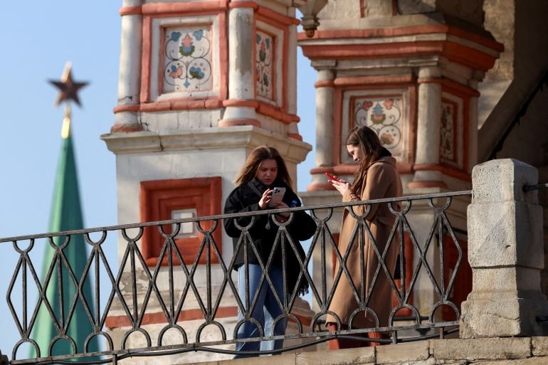 ‘My phone is a brick’: Russians scramble for information as data blocked