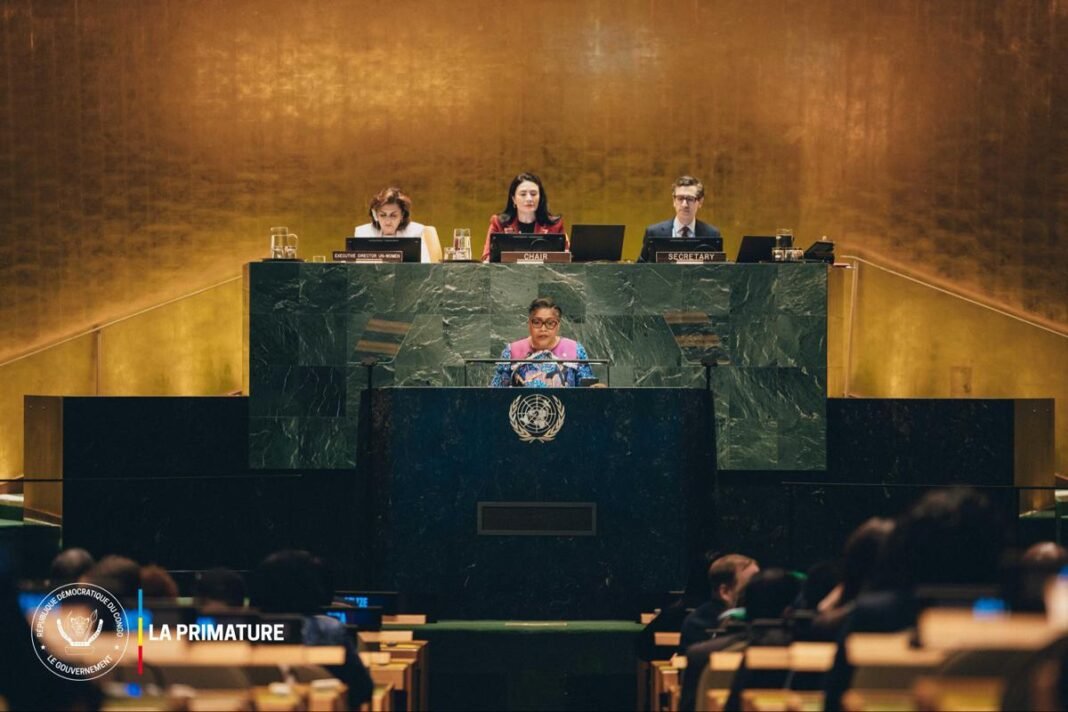 À l’ONU, Judith Suminwa dénonce les violences contre les femmes dans l’Est de la RDC
