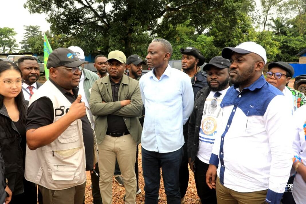 John Banza satisfait de l’évolution des travaux de modernisation de l’Hôpital Général de Référence de Kikwit