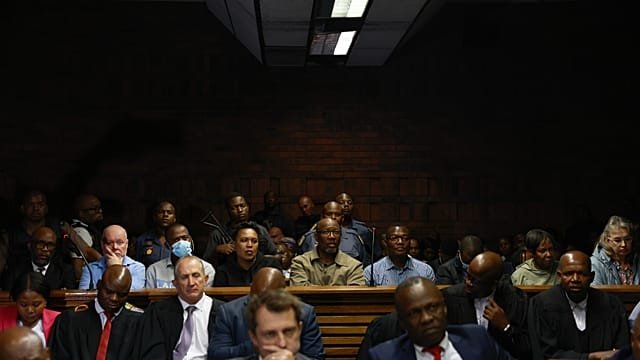 South Africa: 12 police officers charged with corruption appear in court