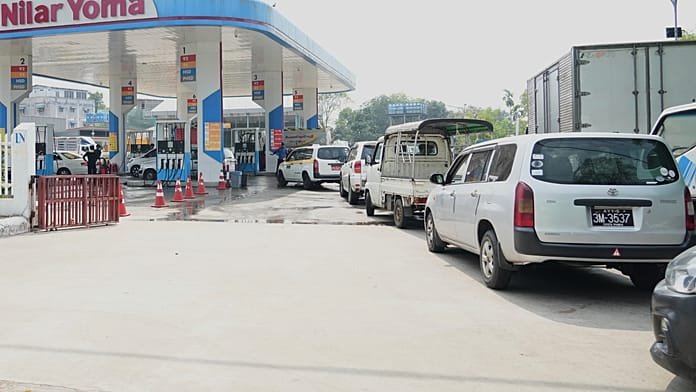 Fuel shortages bring long queues to Myanmar’s capital